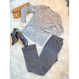 Vince Camuto, grey long sleeve